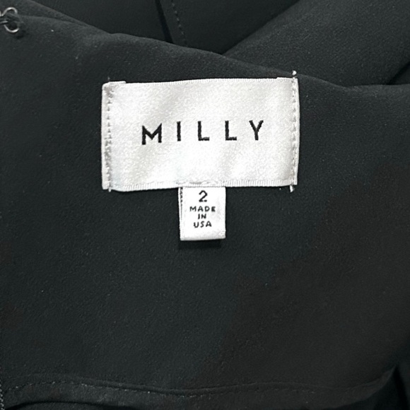 Milly Mila Mini Dress Strapless Off the Shoulder Ruffle Sleeves - Picture 7 of 10